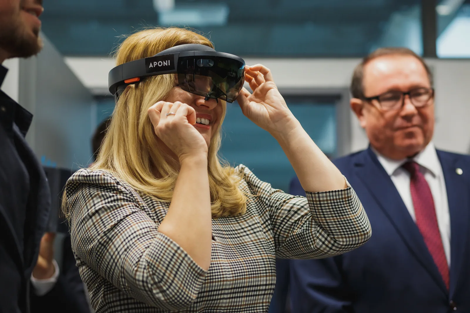 Prezidentka Slovenskej republiky Zuzana Čaputová na návšteve APONI